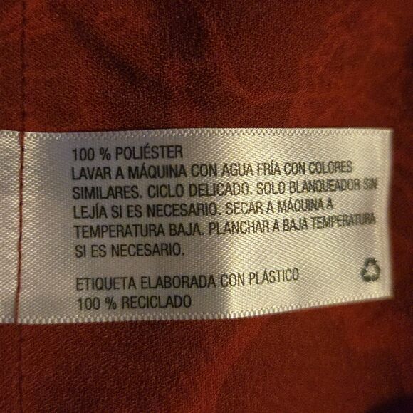 VTG Merona Slip Dress M Dark Academia Witchy Blood Red Silky Goblin Cottage - Picture 5 of 11